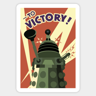 TO VICTORY! DALEK Sticker